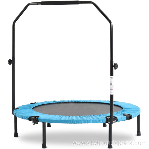 Folding Trampoline Exercise Trampoline with Resistance Bands